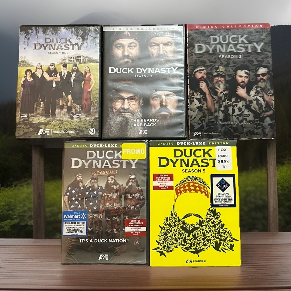Duck Dynasty‎ Complete Series 1, 2, 3, 4 & 5 Season 1-5 DVD; Season 4 Is Sealed